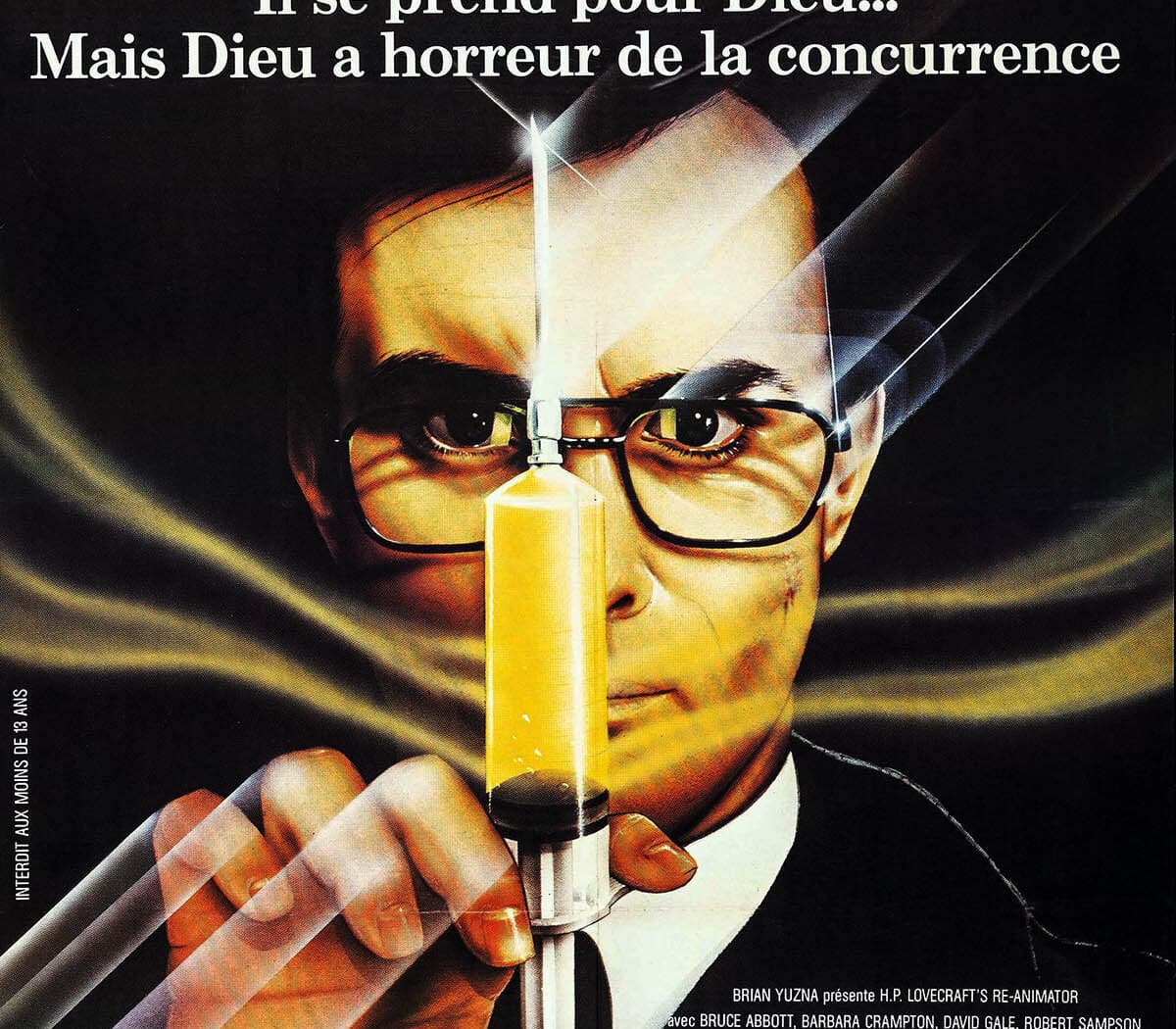 Re-animator : l'affiche du film de Stuart Gordon