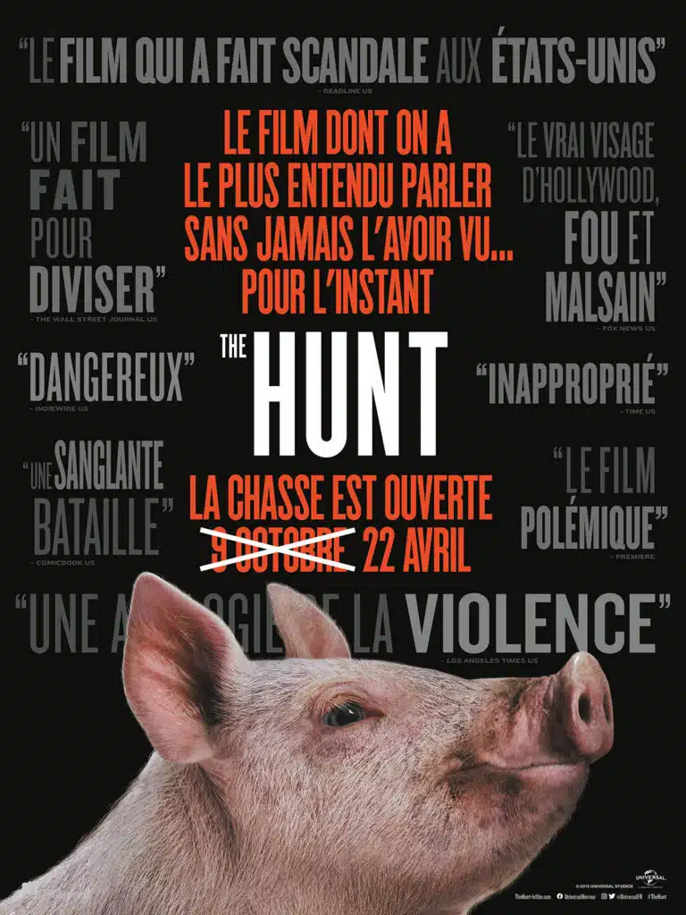 The Hunt: affiche de la production Blumhouse