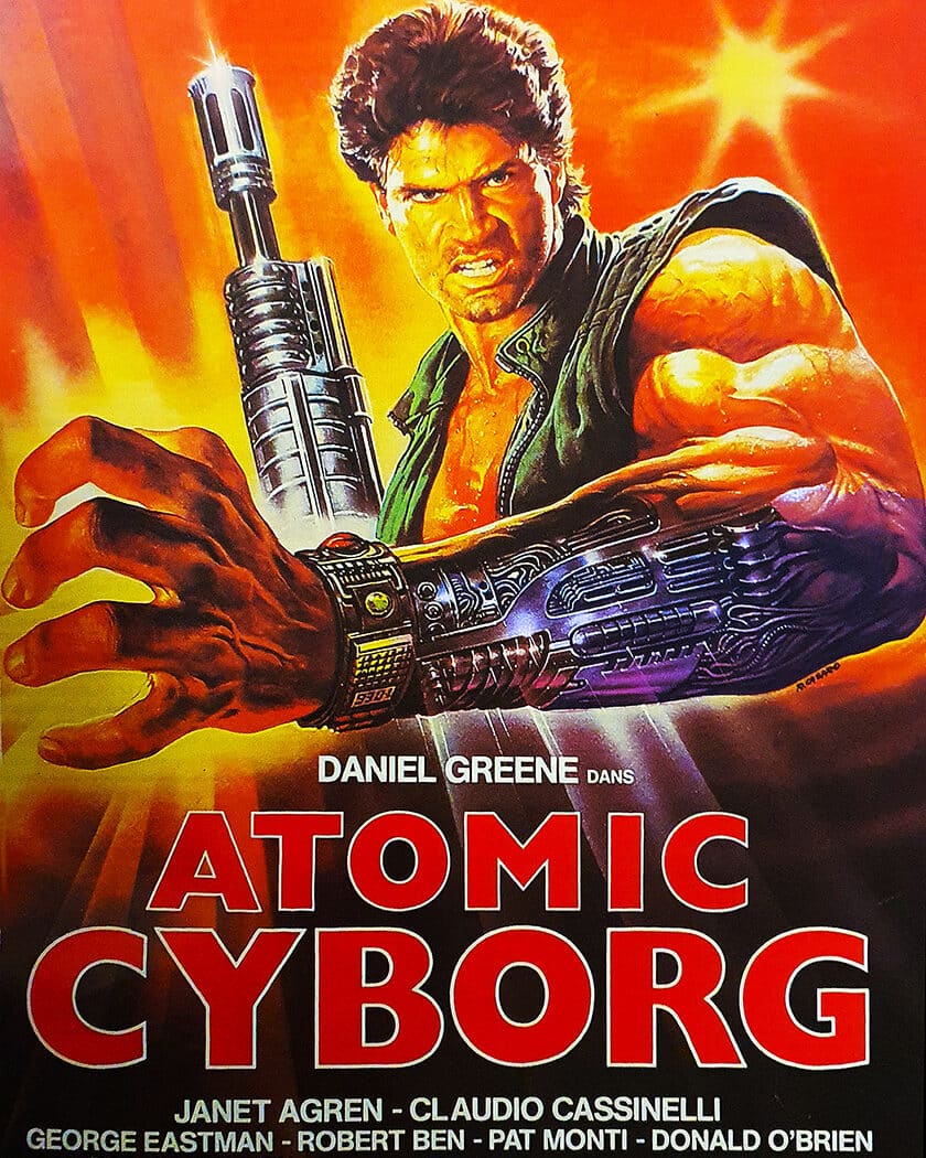 Atomic Cyborg, affiche française, french poster (Hands of steel)