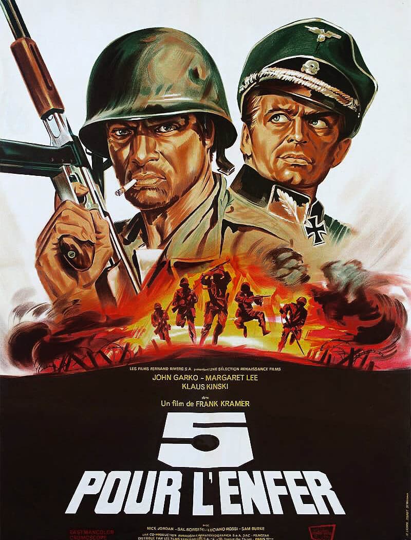 Cinq pour l'enfer, l'affiche