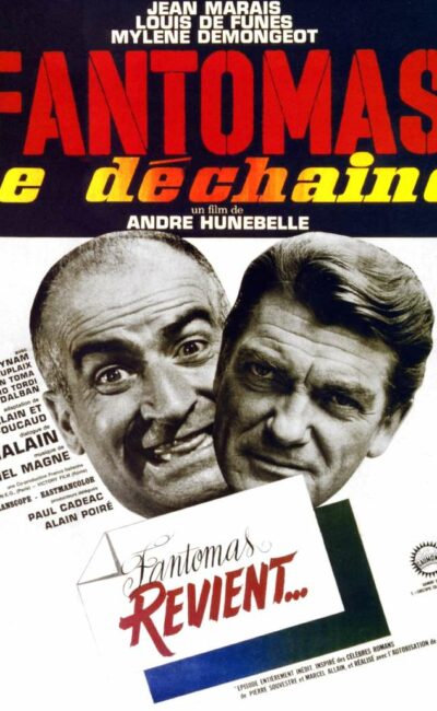 Fantomas se déchaîne, l'affiche