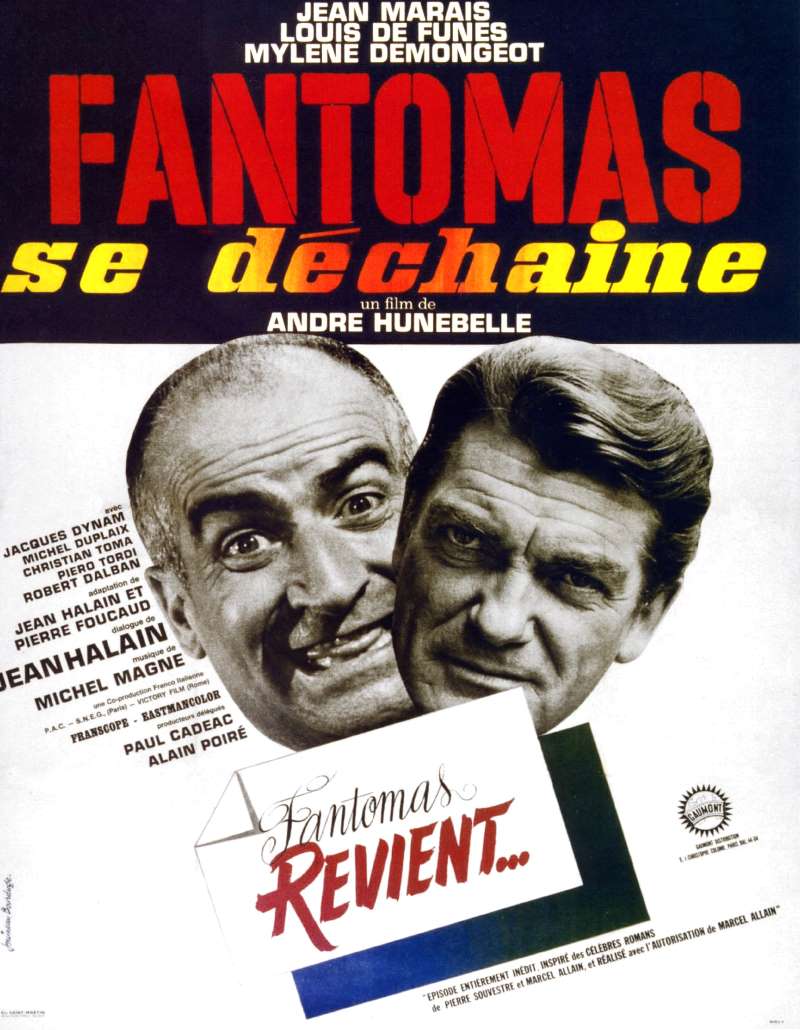Fantomas se déchaîne, l'affiche