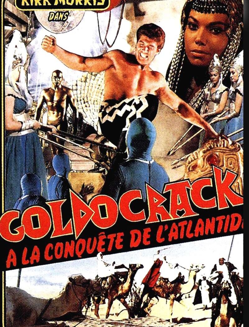Goldocrack à la conquête de l'Atlantide, l'affiche