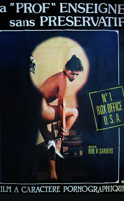 La prof enseigne sans préservatif de Robert Renzulli, affiche