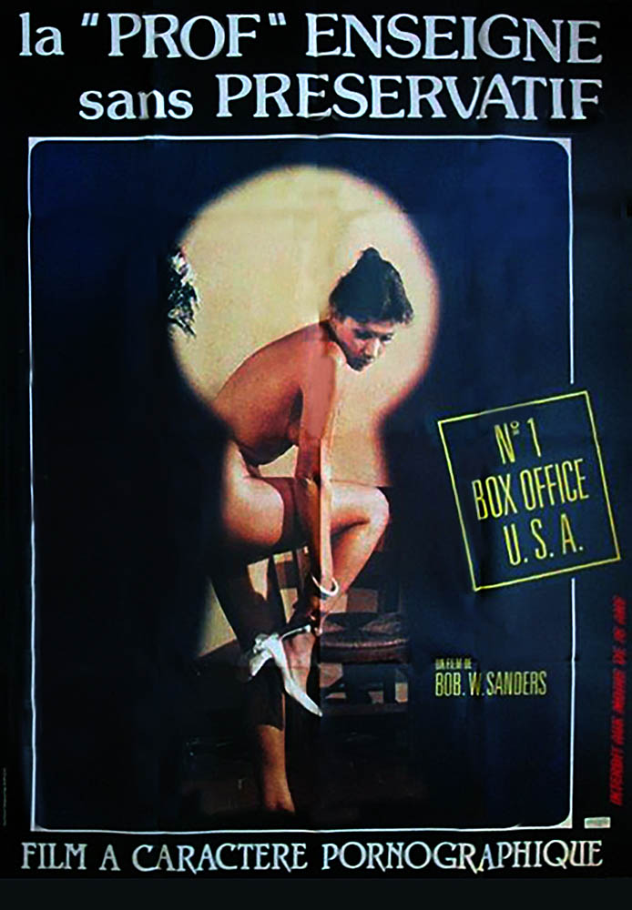 La prof enseigne sans préservatif de Robert Renzulli, affiche