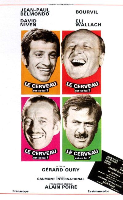 Le cerveau, l'affiche