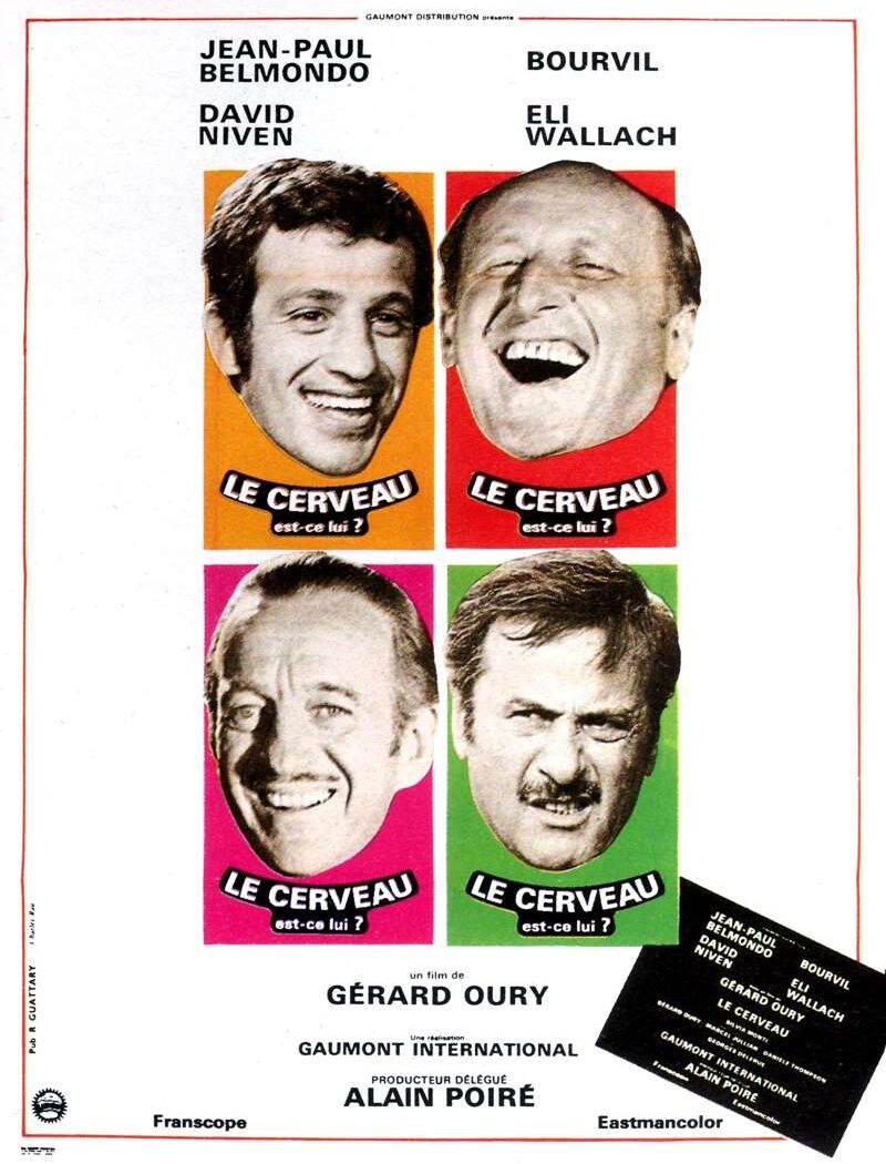 Le cerveau, l'affiche