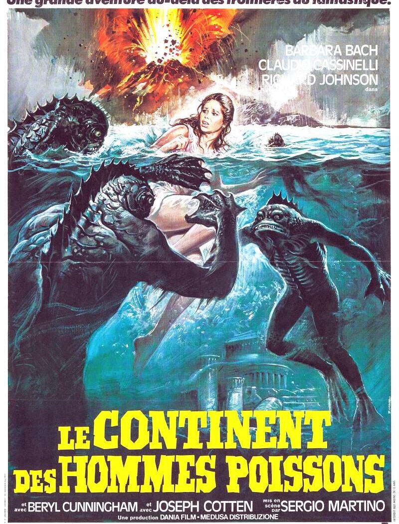 Le continent des hommes poissons, l'affiche