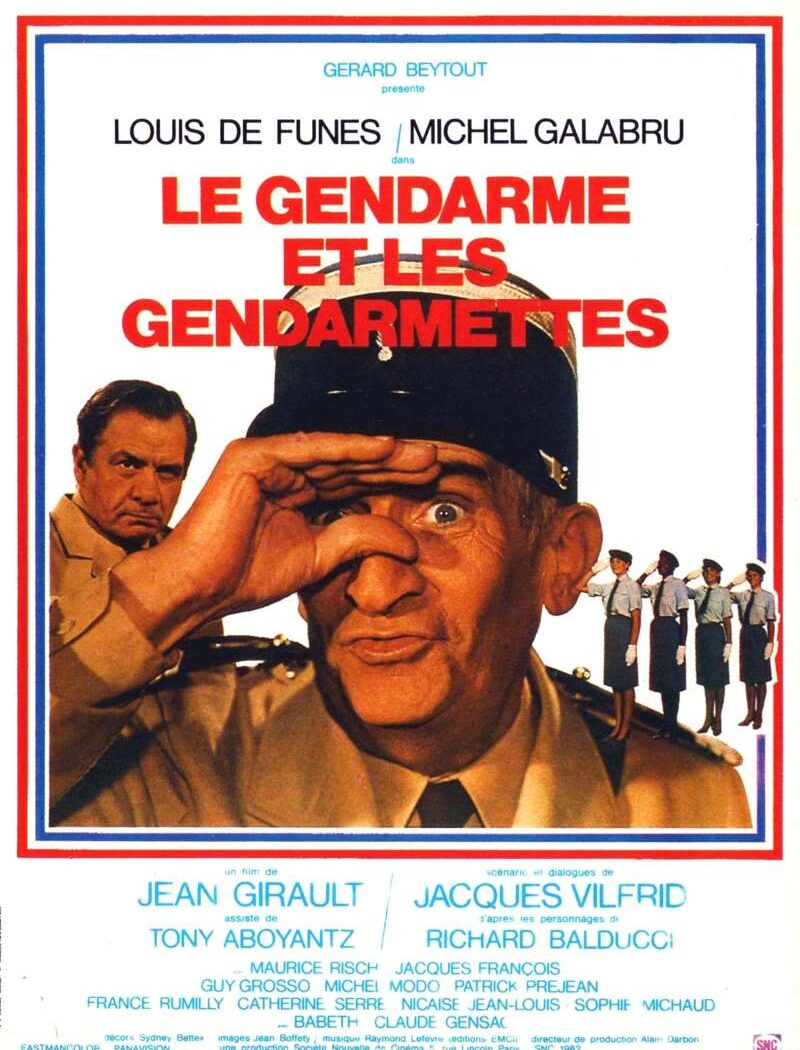 Le gendarme et les gendarmettes, l'affiche