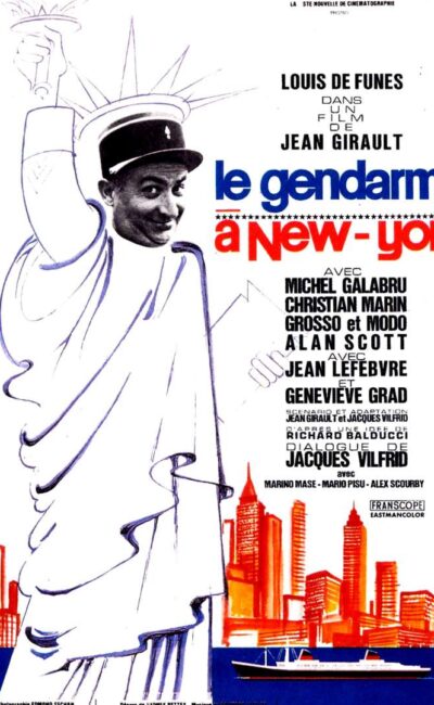 Le gendarme à New York, l'affiche