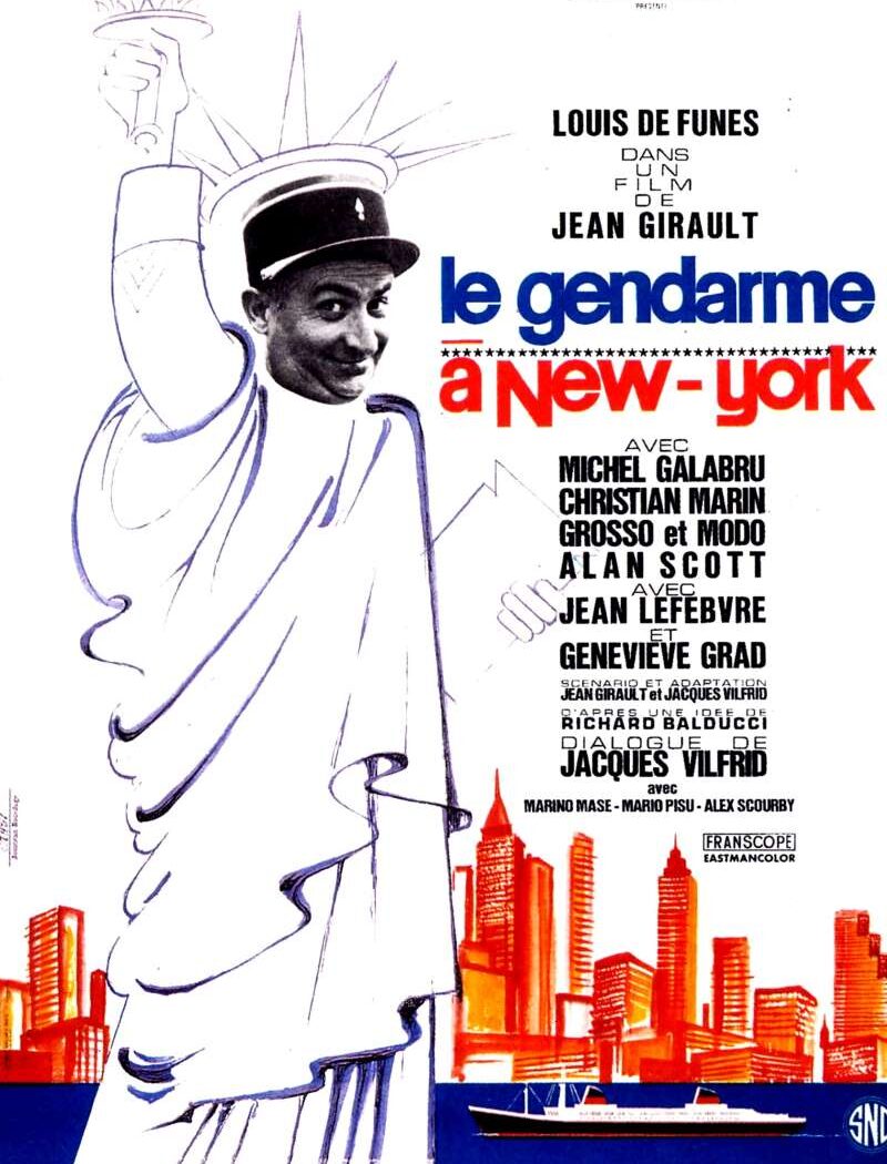 Le gendarme à New York, l'affiche