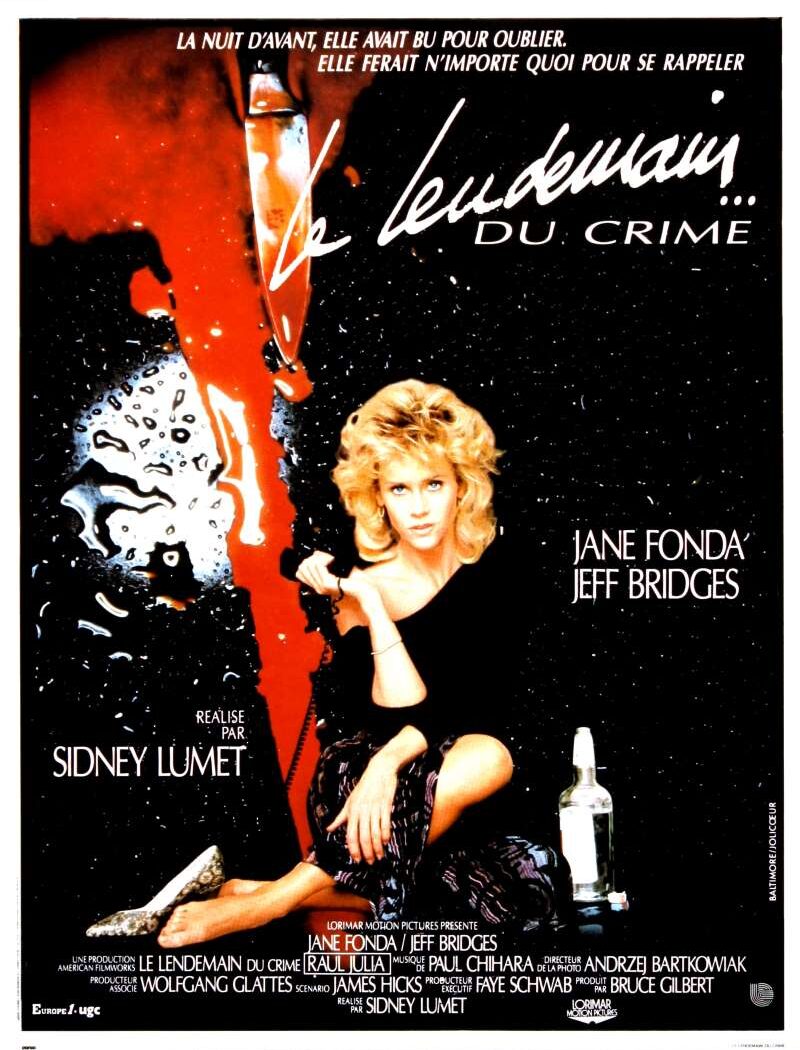 Le lendemain du crime, l'affiche