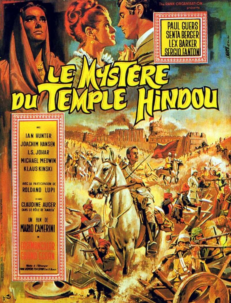 Le mystère du temple hindou, l'affiche