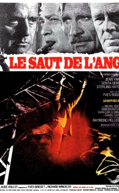 Le saut de l'ange, l'affiche