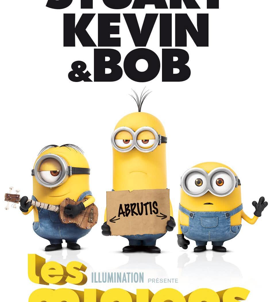 Kevin, Bob, Stuart, les minions 1, teaser
