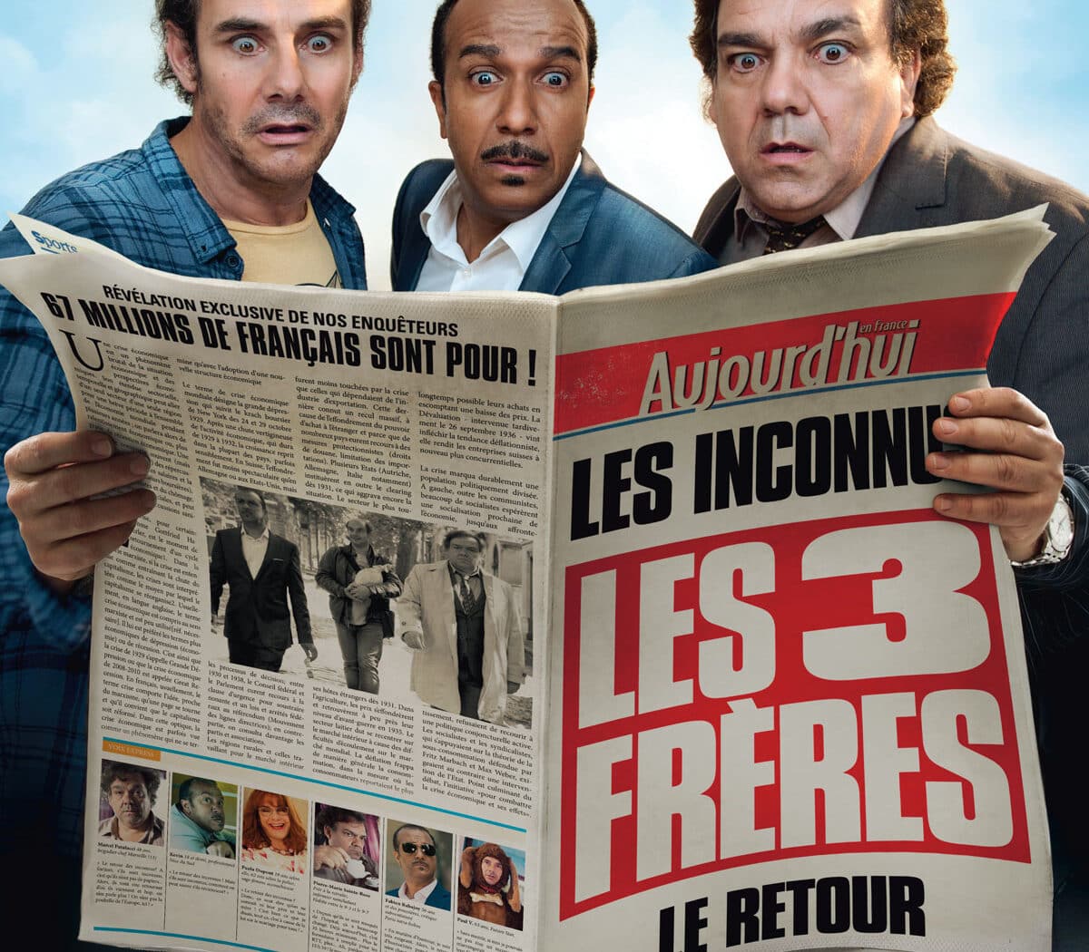 Les trois frères, le retour en poster