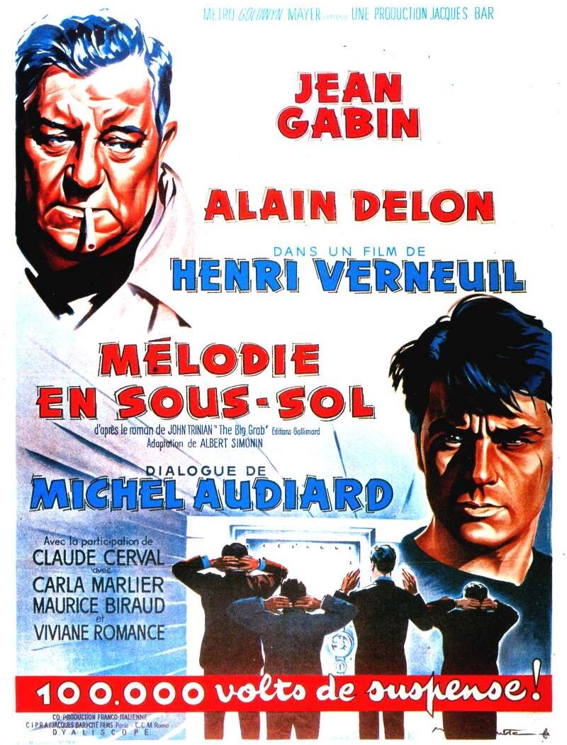 Mélodie en sous-sol, l'affiche