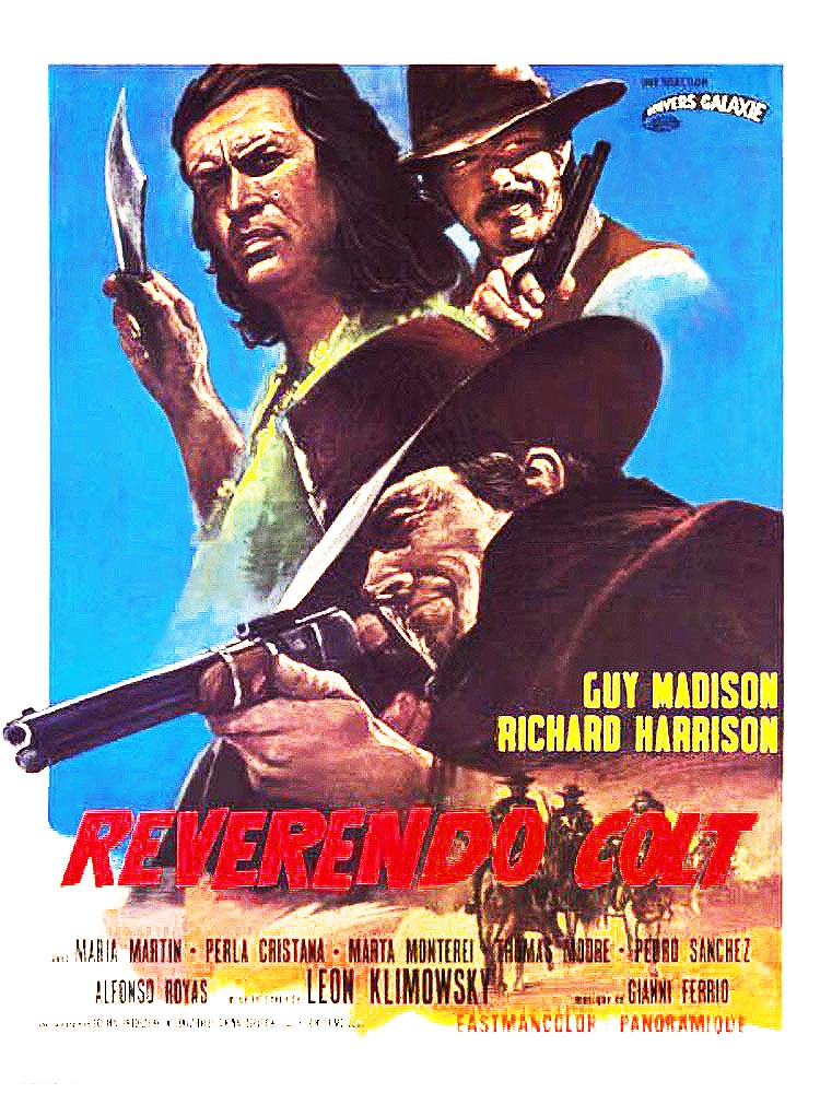 Reverendo Colt (Le colt du révérend), affiche cinéma originale