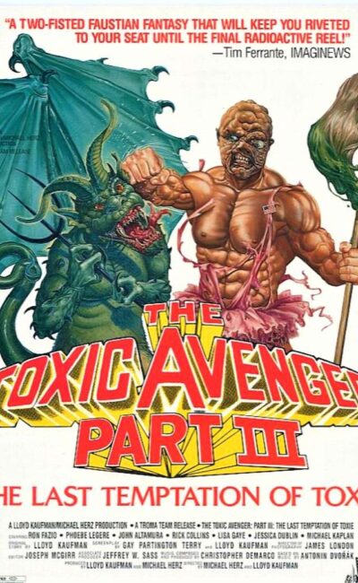 Toxic Avenger 3, l'affiche US