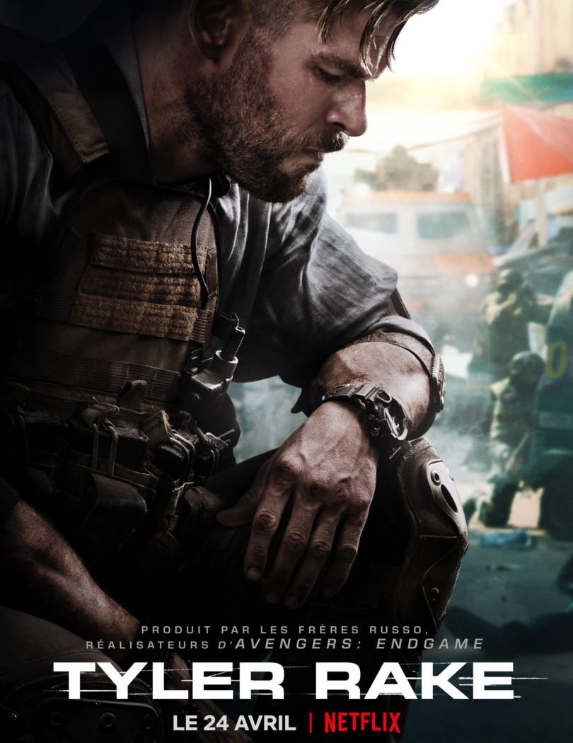Tyler Rake (Extraction), affiche française du film Netflix
