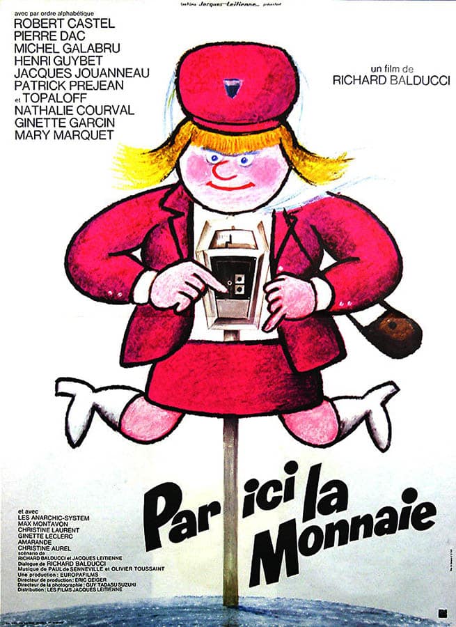 Par ici la monnaie (Les démerdards) : affiche du film de Richard Balducci, avec Ginette Garcin