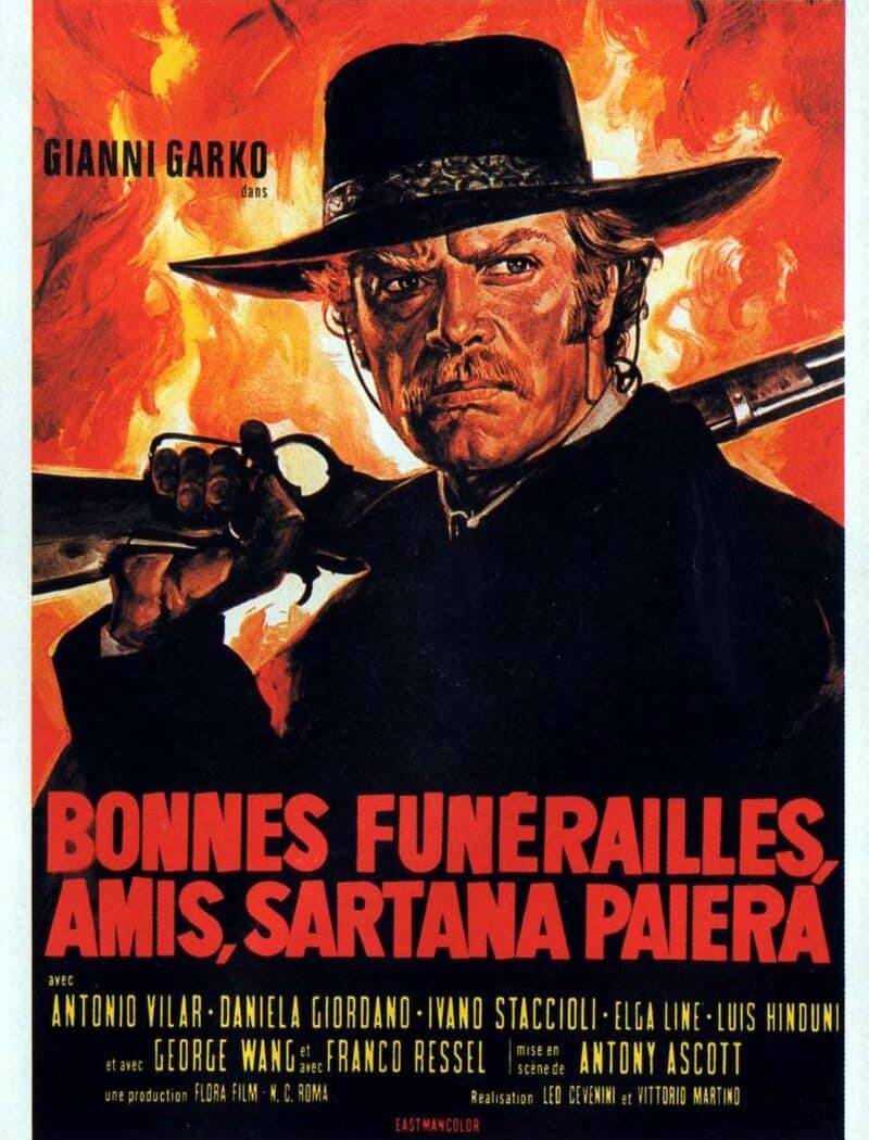 Bonnes funérailles, amis, Sartana paiera, l'affiche