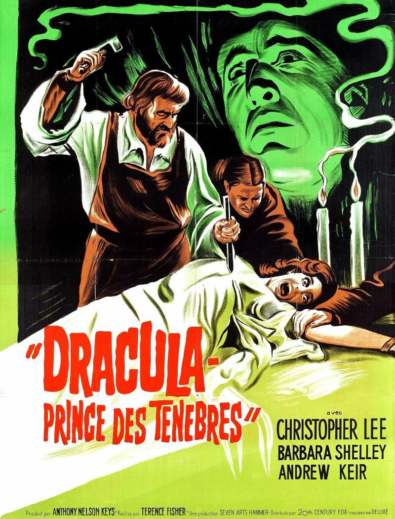 Dracula, prince des ténèbres, l'affiche