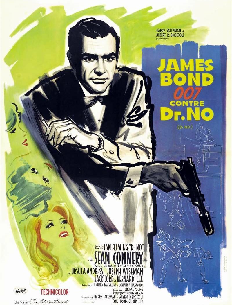 James Bond 007 contre Dr No, l'affiche