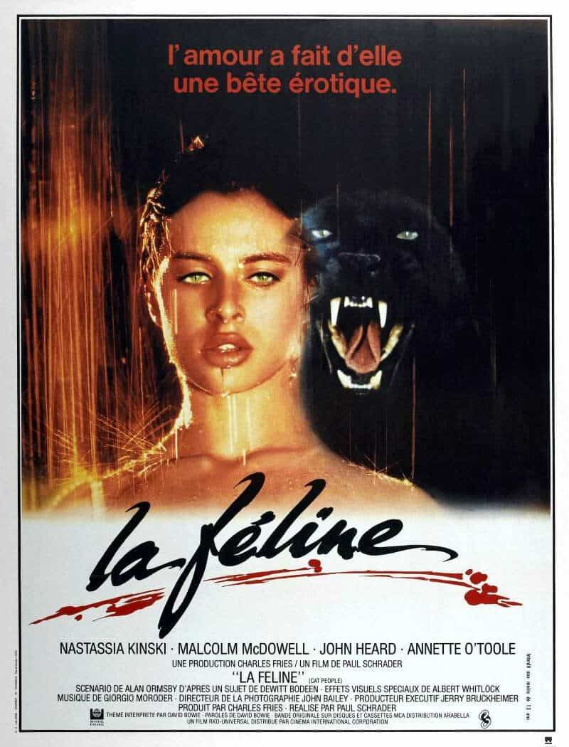La féline, l'affiche du film de 1982