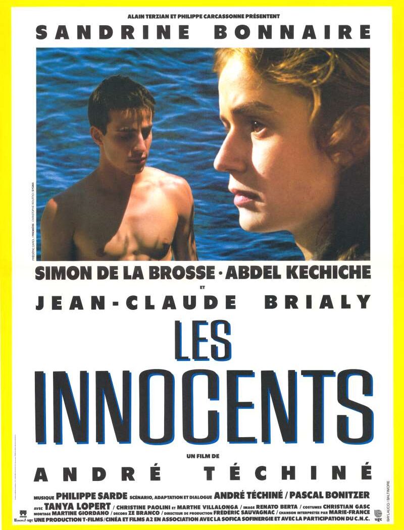 Les innocents, l'affiche du Téchiné