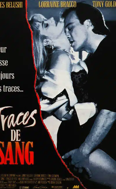 Traces de sang, affiche du film de Andy Wolk, avec James Belushi