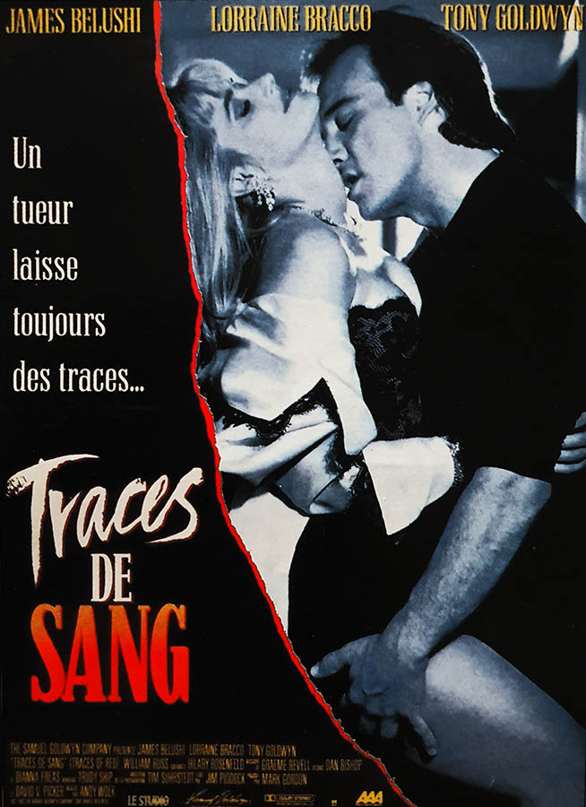 Traces de sang, affiche du film de Andy Wolk, avec James Belushi