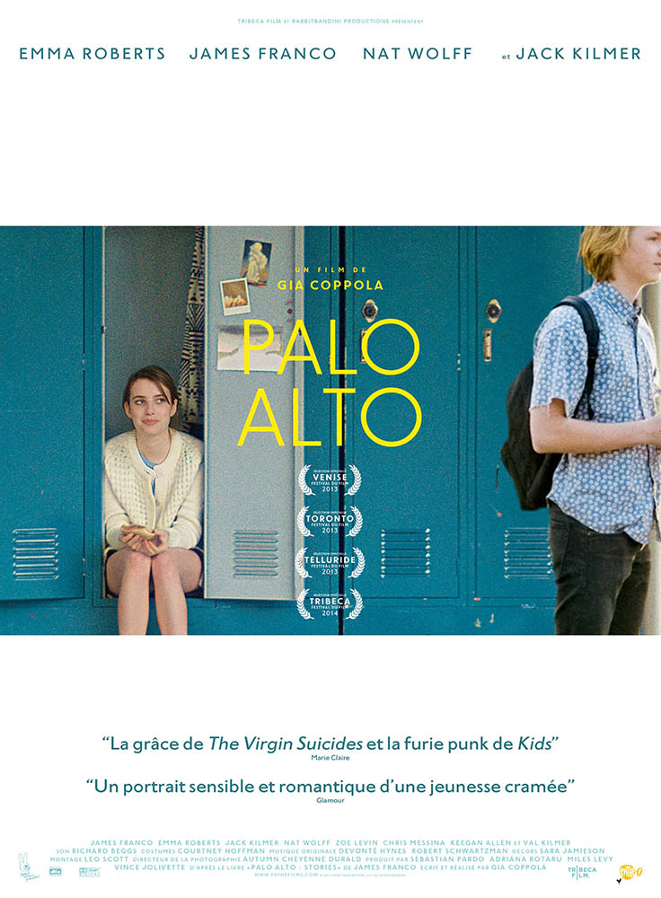 Palo Alto avec Emma Roberts, affiche du film