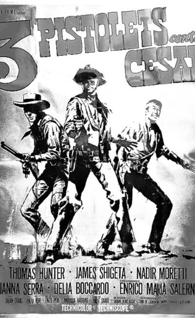 Trois pistolets contre cesar