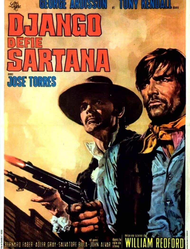 Django défie Sartana, l'affiche