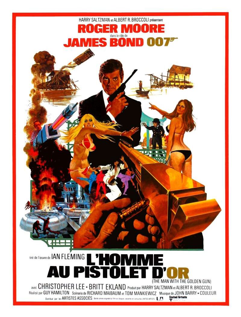 L'homme au pistolet d'or, l'affiche