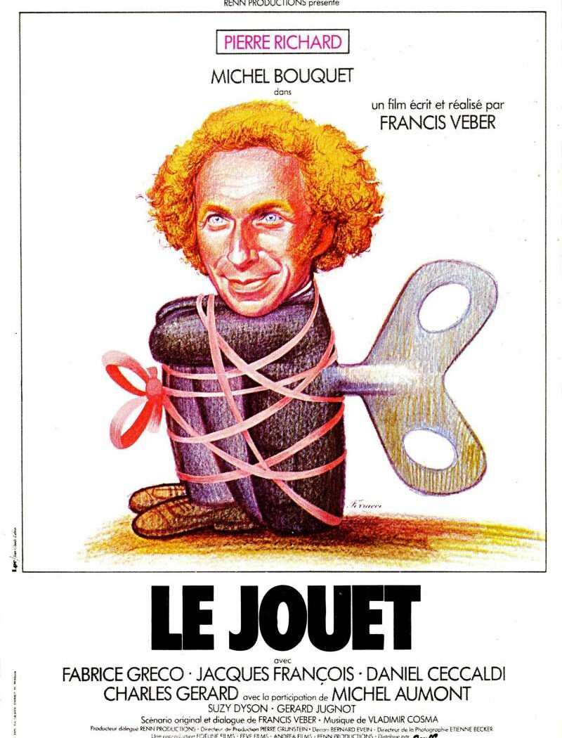 Le jouet, l'affiche du film de Francis Veber
