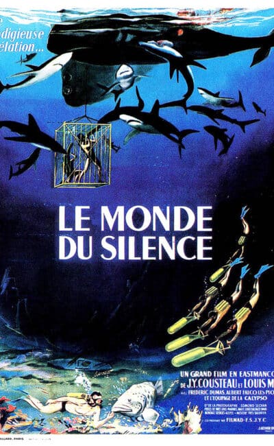 Le monde du silence : affiche