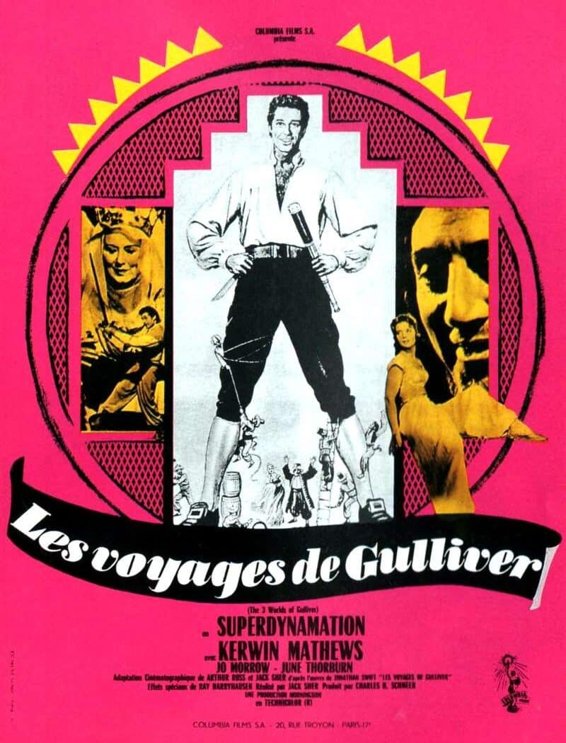 Les voyages de Gulliver, l'affiche