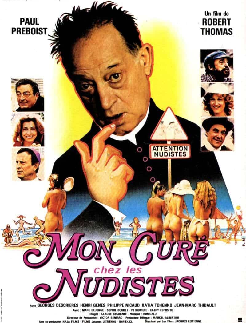 Mon curé chez les nudistes, l'affiche