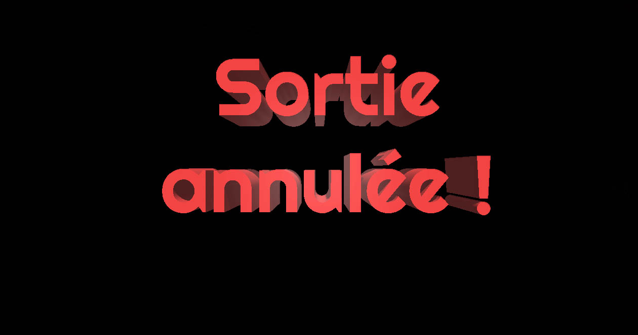Sortie cinéma annulée