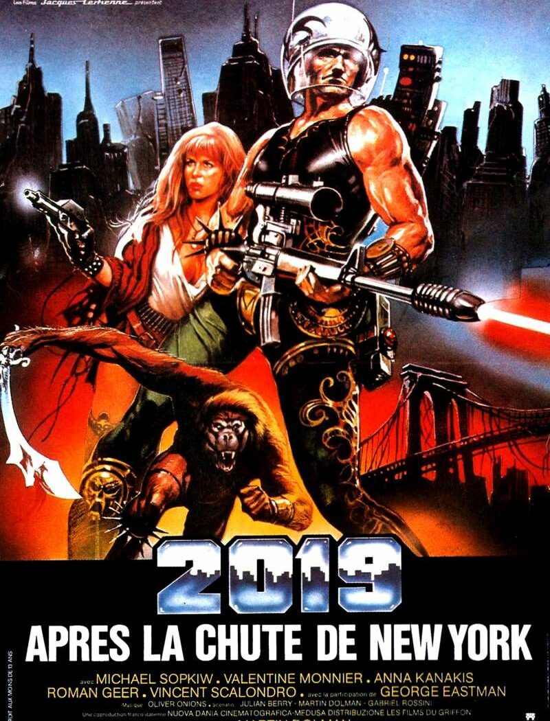 2019 après la chute de New York, l'affiche