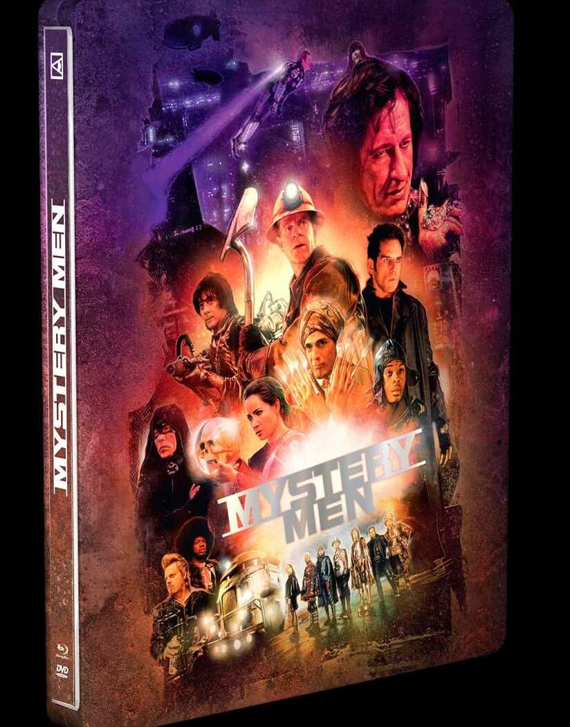 Jaquette du steelbook de Mystery men