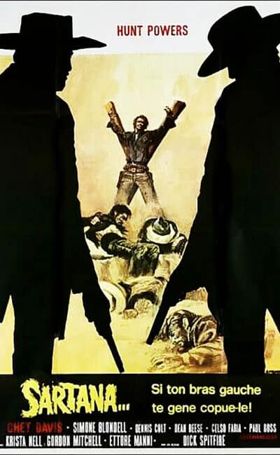 Sartana… si ton bras gauche te gêne coupe-le!, affiche de Franco