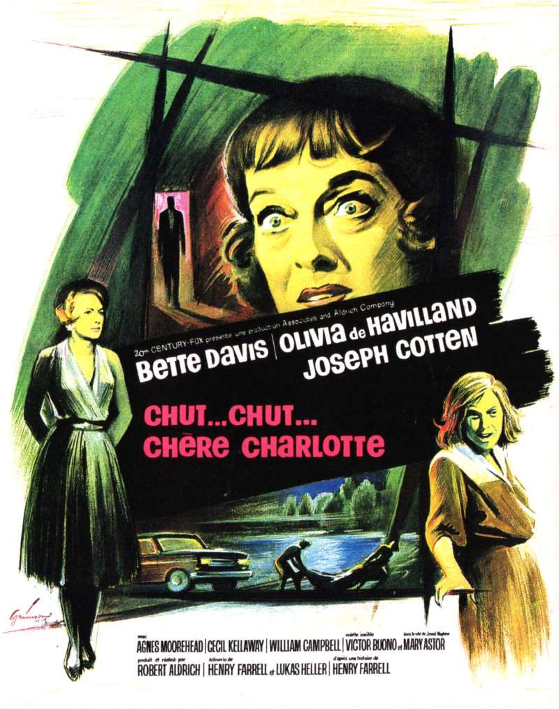 Chut, chut, chère Charlotte, l'affiche