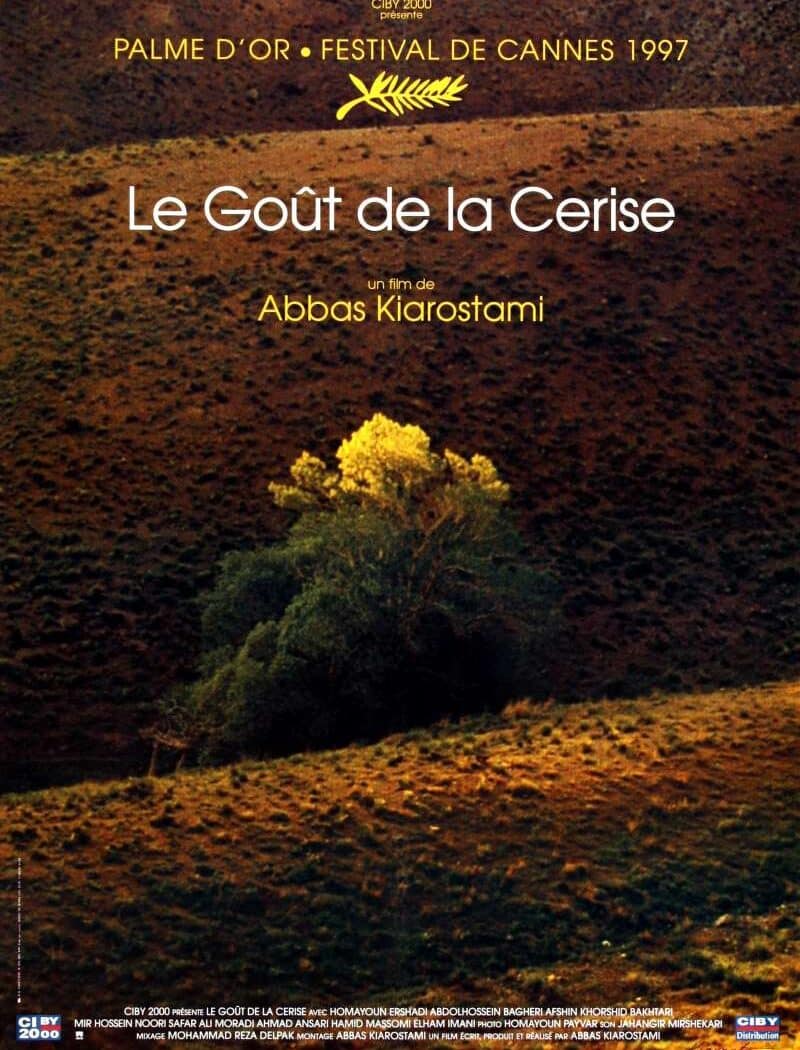 Le goût de la cerise, l'affiche