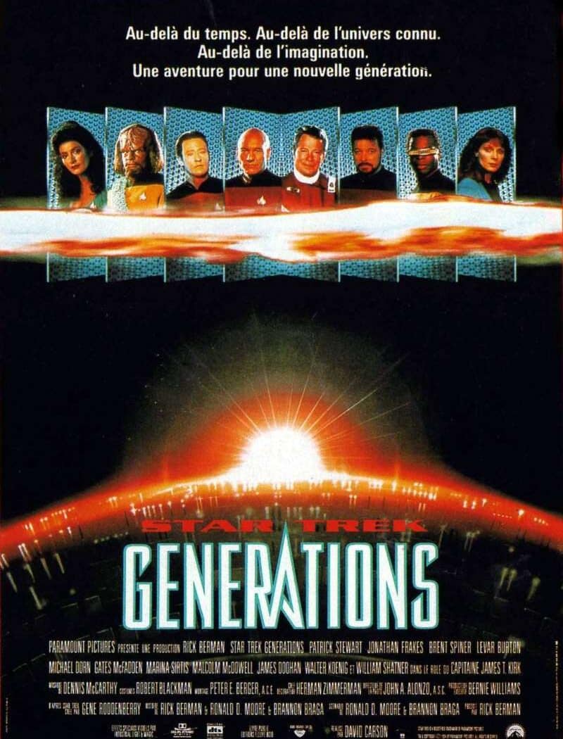 Star Trek : générations, l'affiche