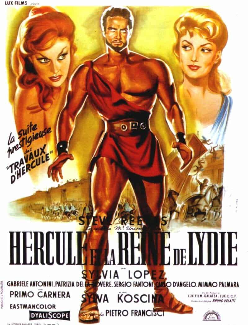 Hercule et la reine de Lydie, l'affiche