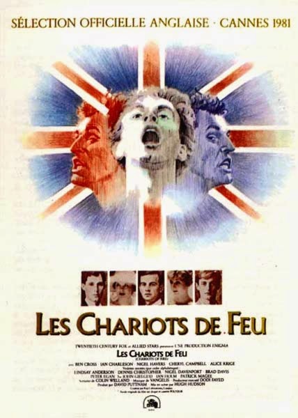 Affiche française de Les chariots de feu de Hugh Hudson