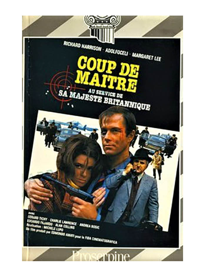 Coup de maître au service de Sa Majesté britannique, la jaquette VHS Proserpine